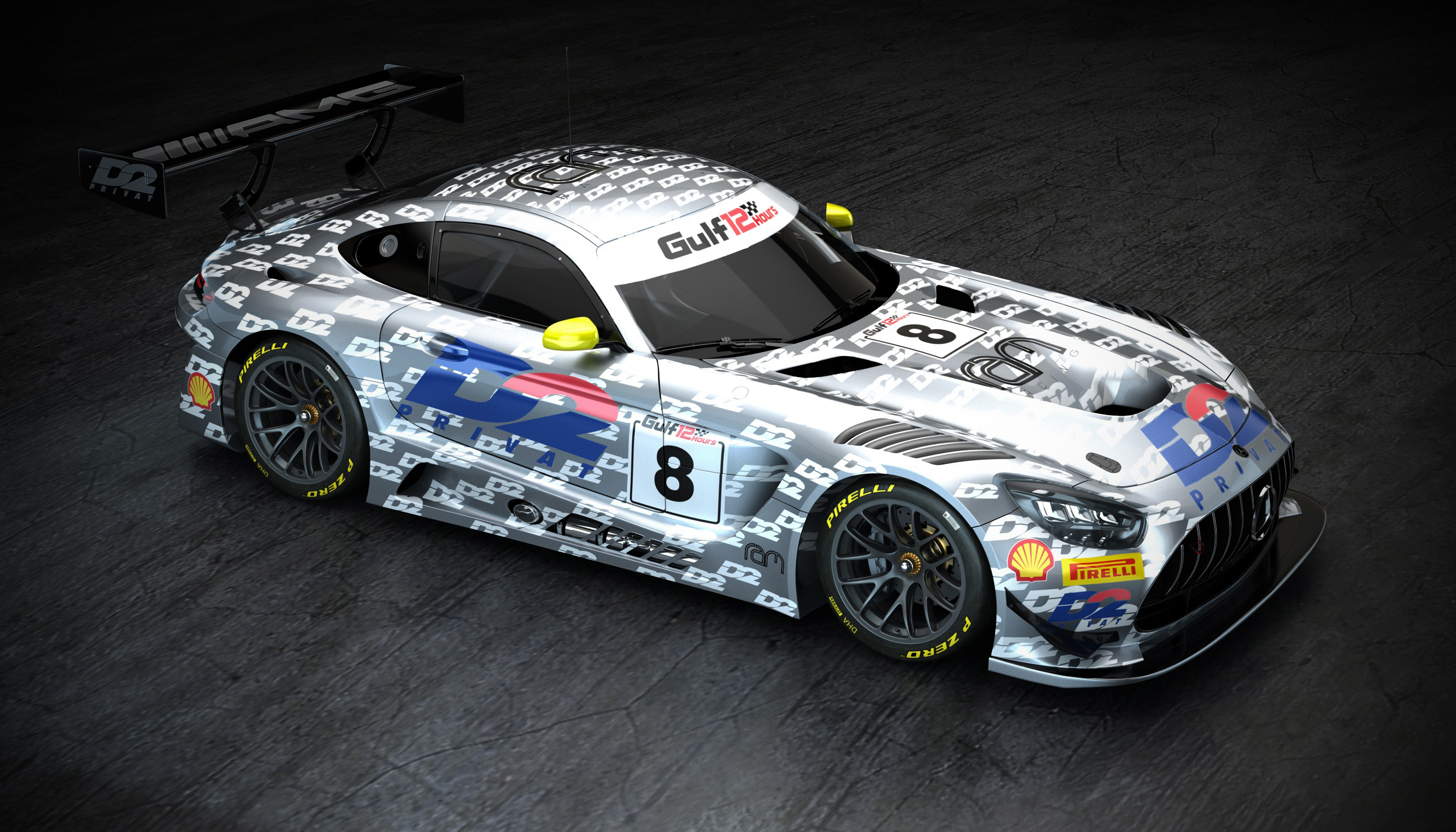 RAM reveals famous MercedesAMG livery for Gulf 12 Hours
